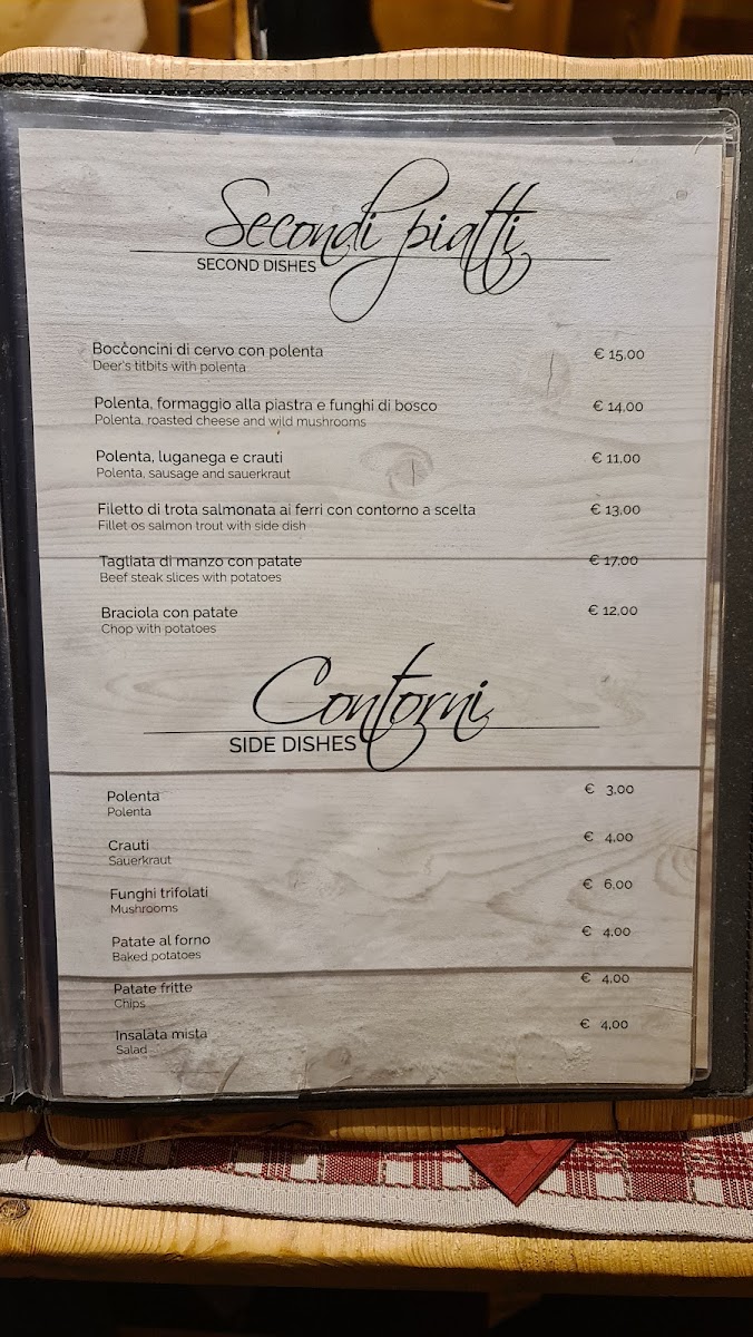 Menu Ristorante L'osteria Del Bosco-10