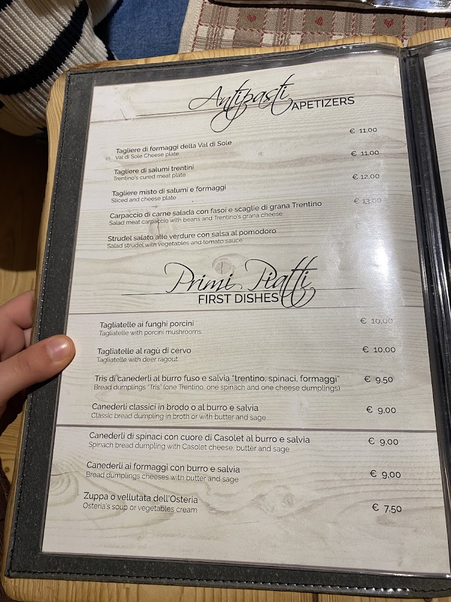 Menu Ristorante L'osteria Del Bosco-6